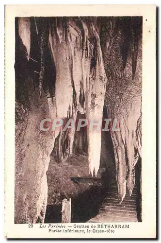 Grotte de Betharram Cartes postales Partie inferieure Le casse tete