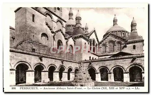 Perigueux Ansichtskarte AK Ancienne abbaye Saint Front Le cloitre