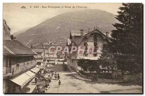 Luz Cartes postales Rue principale et hotel de l&#39univers