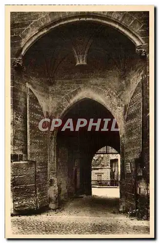 Avignon Ansichtskarte AK Palais des papes Porte d&#39entree vue de la cour interieure