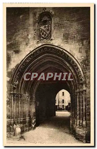 Avignon Ansichtskarte AK Palais des Papes L&#39entree Armoiries du pape Clement VI