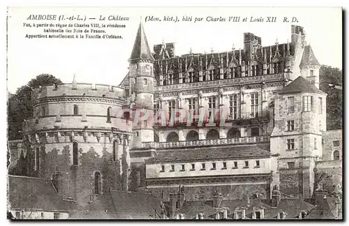 Amboise Cartes postales Le chateau