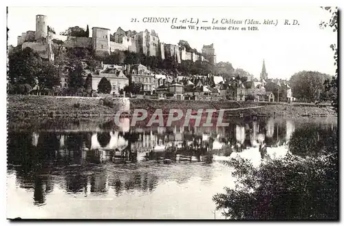 Chinon Cartes postales Le chateau