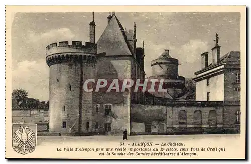 Alencon Cartes postales Le chateau