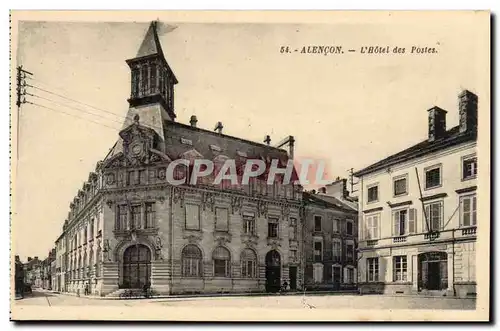 Alencon Cartes postales L'hotel des Postes
