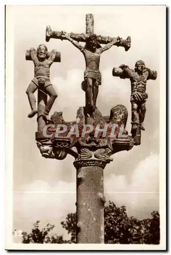 CARTE PHOTO Calvaire de Comfort Croix du 16eme