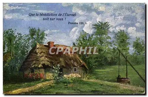 Cartes postales Fantaisie Que la Benediction de l'etenrel soit sur vous !