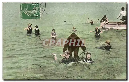 Berck Plage - L&#39Heure a Baigner - Cartes postales