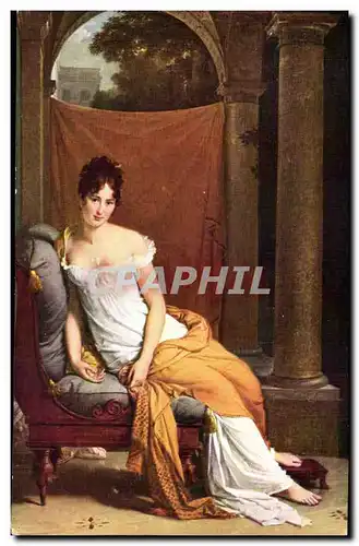 Arts - Tableau - Gerard - Madame Recamier - Ansichtskarte AK