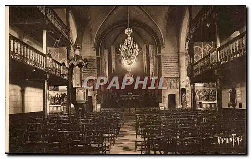 Ansichtskarte AK Interieur de l&#39eglise d&#39Hendaye pays basque