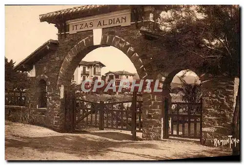 Cartes postales Hendaye Plage Pittoresques villas basques