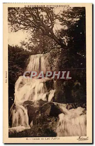 Ansichtskarte AK Auvergne Cascade du lac Pavin