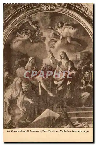 Italie Italia Cartes postales Montecassino la Resurrezione di Lazzaro
