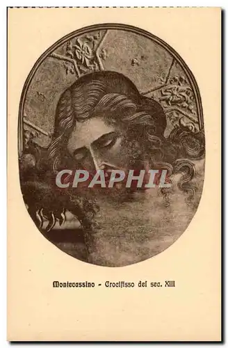 Italie Italia Cartes postales Montecassino Crocifisso del sec XIII (Christ)