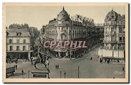 Orleans Cartes postales Place du Martroi Statue de Jeanne d&#39arc