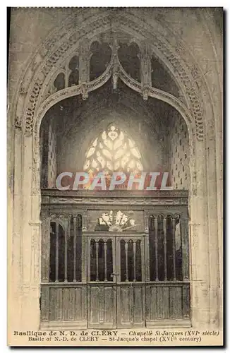 Basilique de ND de Clery Ansichtskarte AK Chapelle Saint Jacques