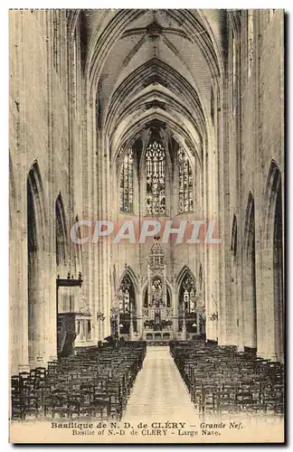 ND basilica of Clery Cartes postales Great nave�