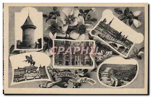 Cartes postales Souvenir de Rouen