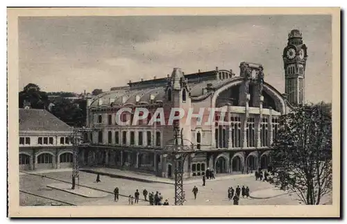 Rouen Ansichtskarte AK Nouvelle gare Rue verte