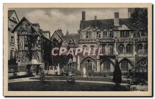 Rouen Cartes postales la cathedrale Cour d&#39Albane