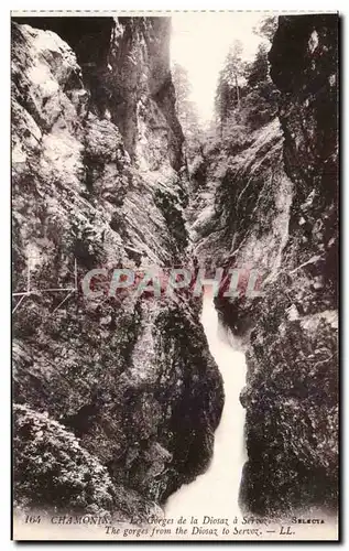 Chamonix Ansichtskarte AK Les gorges de la Dosaz a SErvoz