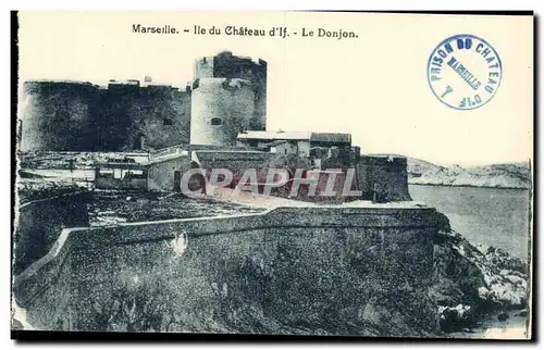 Marseille Chateau d&#39if Ansichtskarte AK Le donjon