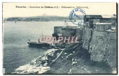 Marseille Chateau d&#39if Ansichtskarte AK Debarcadere cote nord