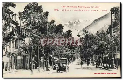 Cartes postales Luchon L&#39allee d&#39Etigny Prise a l&#39entree