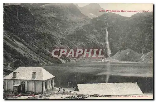 Cartes postales Luchon Lac d&#39Oo Vue generale