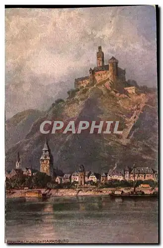 Cartes postales Braubach und die Marksburg
