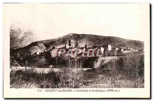 Vernet les Bains Cartes postales Corneilla et la Canigou (2785m)