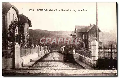 Bourg madame Cartes postales Nouvelle rue les villas