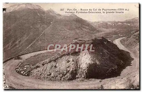 Cartes postales Route du col de Puymorens Versant Pyrenees orientales la grande boucle