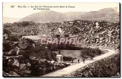 Ansichtskarte AK Le col de l&#39homme mort dans le chaos de Targasonne