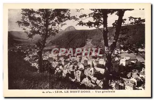 Ansichtskarte AK Auvergne Le Mont Dore Vue generale