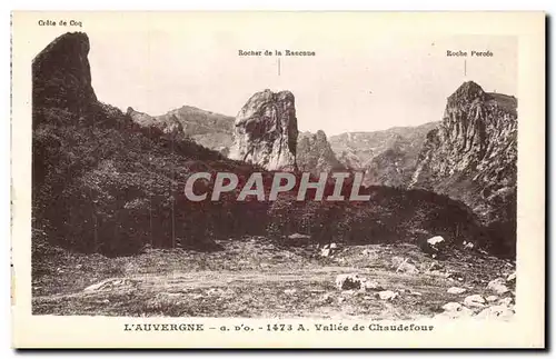 Cartes postales Auvergne Vallee de Chaudefour