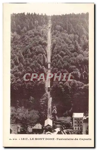 Ansichtskarte AK Auvergne Mont Dore Funiculaire du Capucin