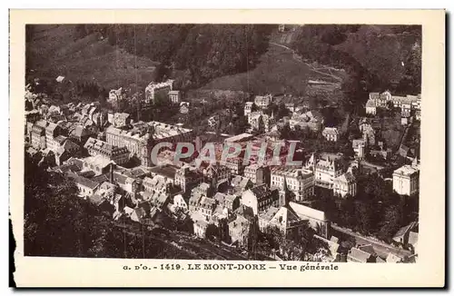 Cartes postales Auvergne Mont Dore Vue generale