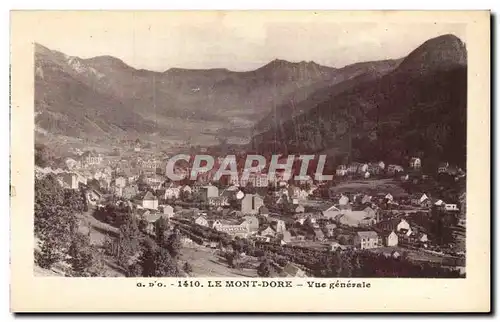 Cartes postales Auvergne Mont Dore Vue generale