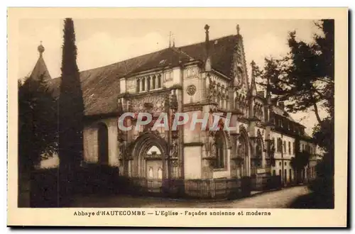 Aix les Bains - Abbaye d&#39Hautecombe - L&#39Eglise facade ancienne et modernes - Ansichtskarte AK