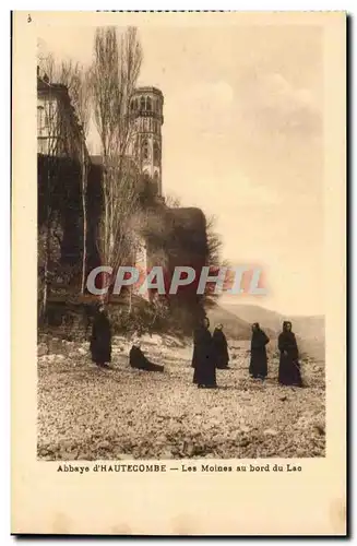 Aix les Bains - Abbaye d&#39Hautecombe - Les Moines au Bord du lac - Ansichtskarte AK