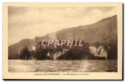 Aix les Bains - Abbaye d&#39Hautecombe - le Monastere vu du Lac - Ansichtskarte AK