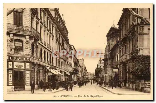 Avignon - Rue de la Republique Cartes postales