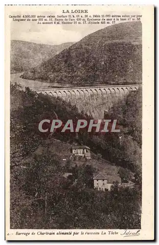 Barrage de Chartrain - alimente par le russeau la Tache - Cartes postales