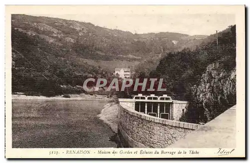 Renaison - Maison des Gardes et Ecluses du Barrage de la Tache - Ansichtskarte AK