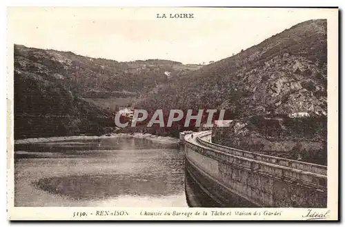 Renaison - Chausee du Barrage de la Tache et Maison des Gardes - Cartes postales