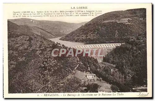 Renaison - Barrage du Chartrain sur la Ruisseau de la Tache - Cartes postales