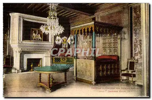 Pau - Chateau Henri IV - Chambre - Coucher des Rois Cartes postales