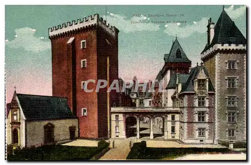 Pau - Chateau Henri IV - Donjon - Facade et Entree Cartes postales