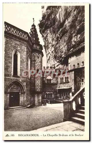 Rocamadour - La Chapelle Saint Jean - Ansichtskarte AK